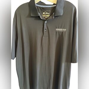 Drake brand Mississippi Sate black polo. Sz XL.